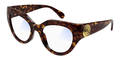 blue gucci eyeglasses womens|Gucci blue light blocking glasses.